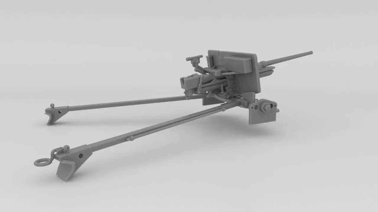 1/32 USN PT Boat 109 M3 37mm Anti-Tank Gun Elevated - distefan 3d print