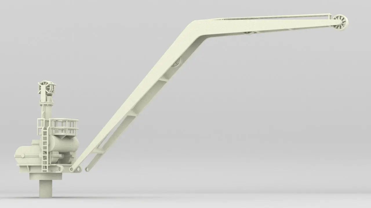 1/32 DKM Prinz Eugen Seaplane Crane Set - distefan 3d print