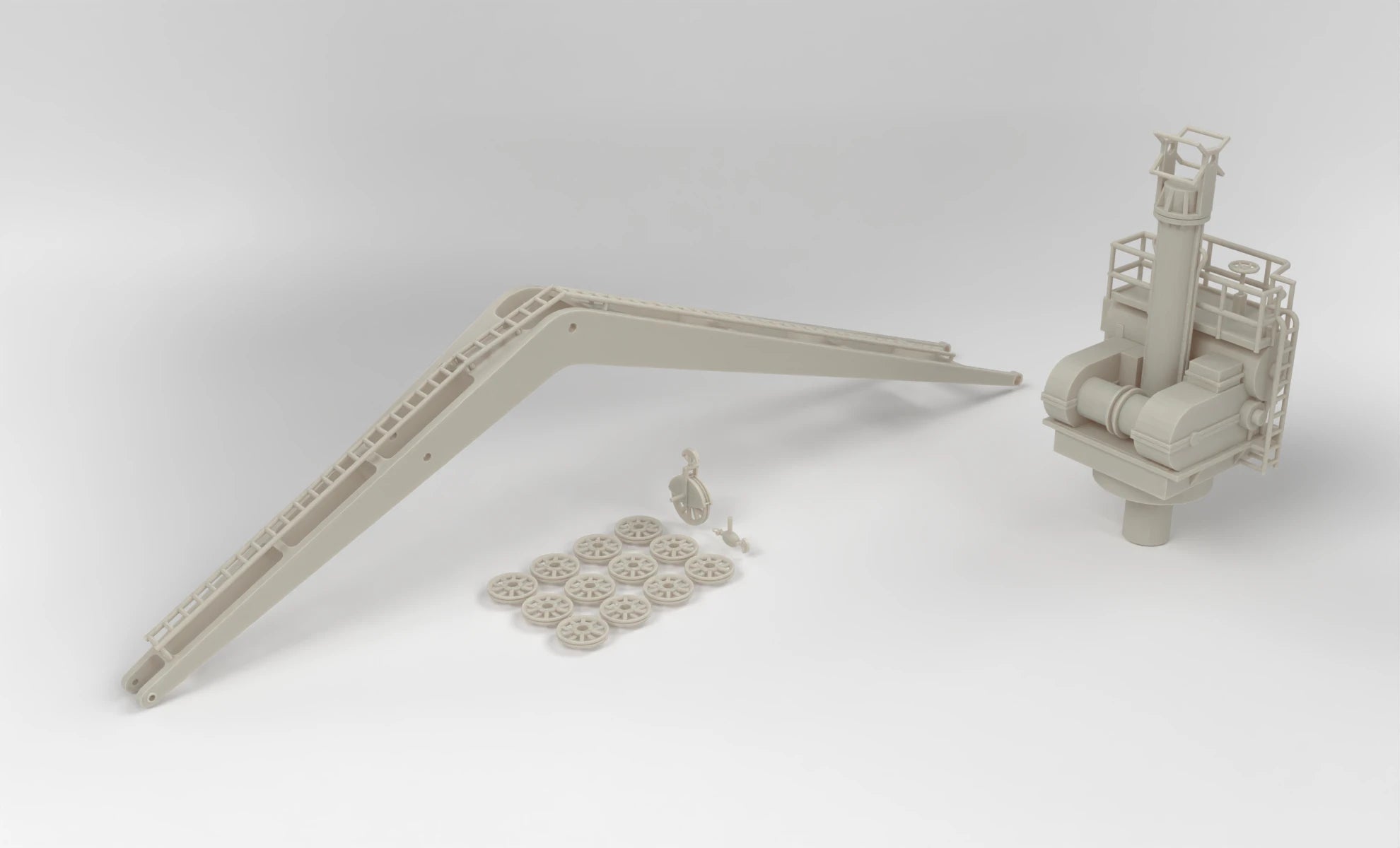 1/32 DKM Prinz Eugen Seaplane Crane Set Protosoon