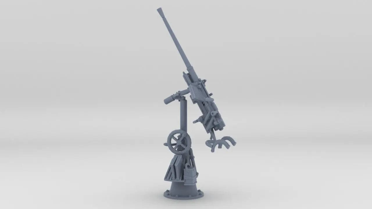 1/35 DKM Single 20mm C/30 Flak Elevated Resin3Dinteractive