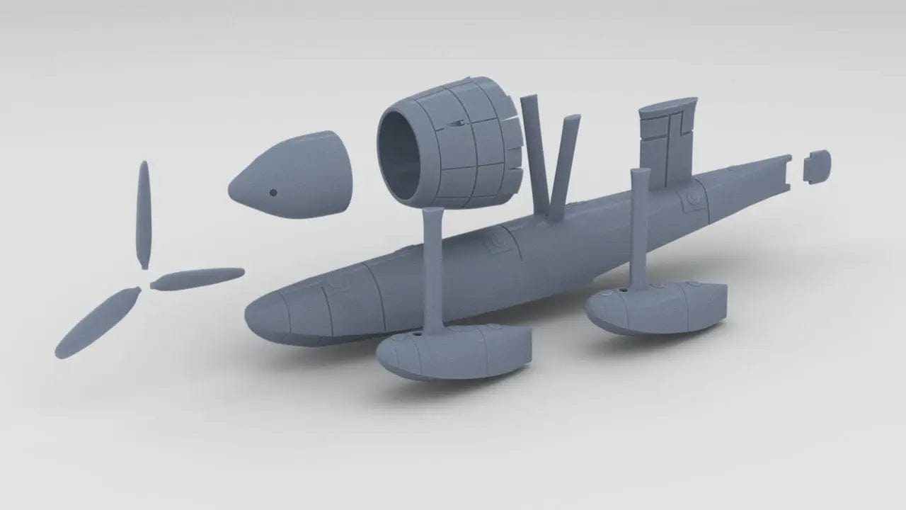 1/32 IJN Kawanishi N1K1 Kyofu Kit - Distefan 3D Print