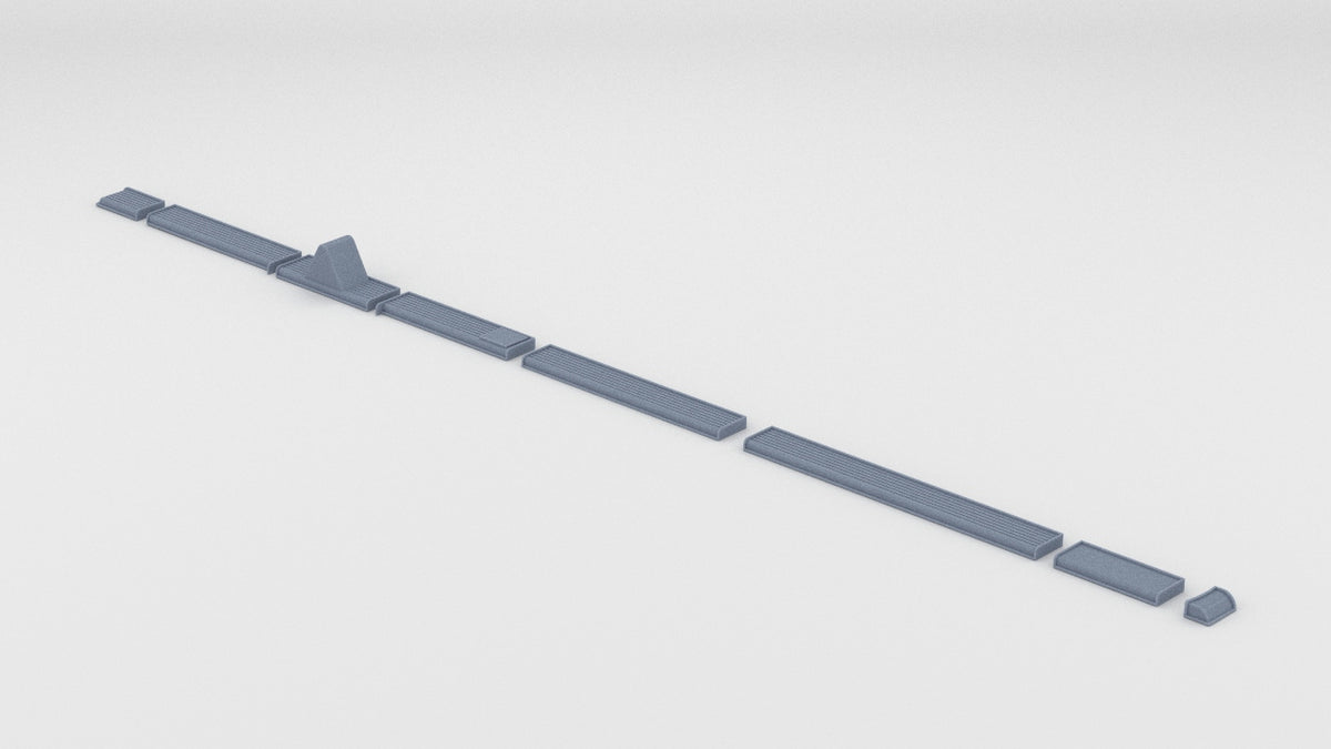 1/32 US PT Boat Throttle Push Rod Deck Housing - distefan 3d print