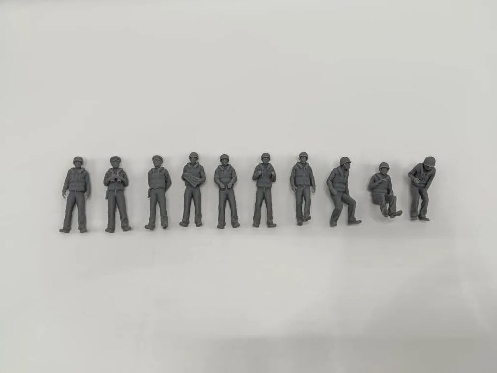 1/32 USN PT Boat 109 Crew Set (10pcs) - distefan 3d print