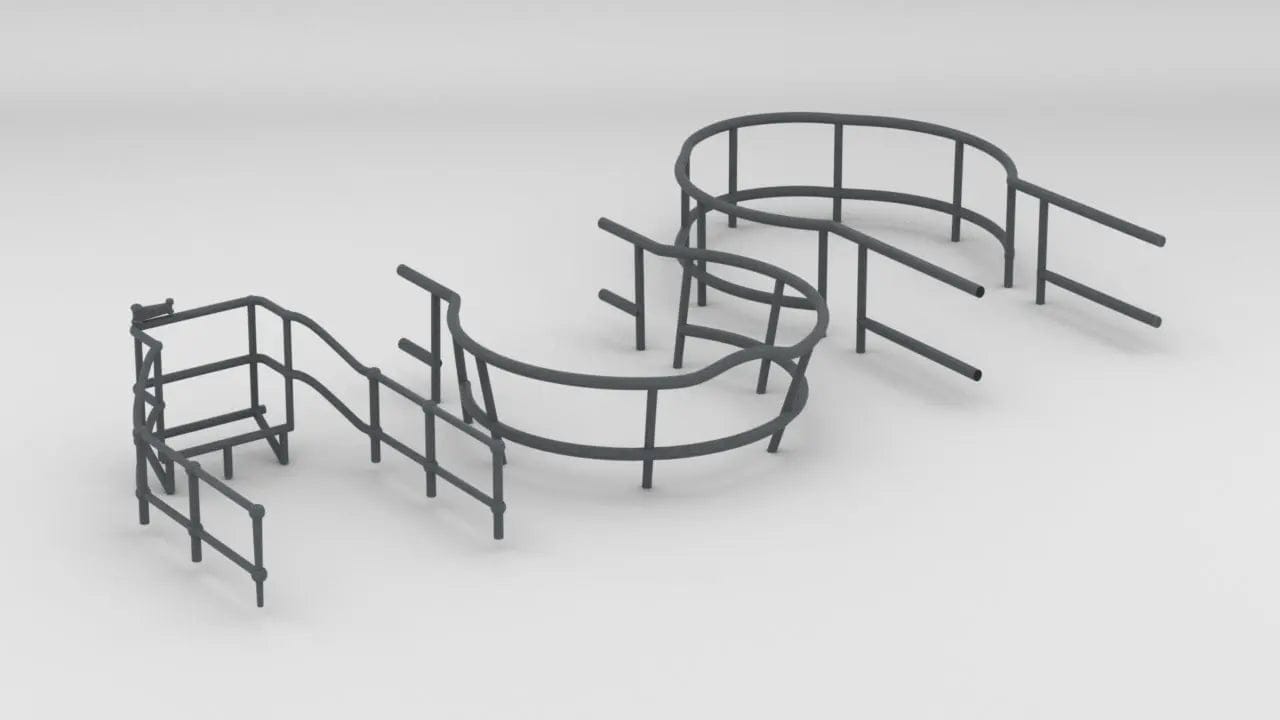 1/32 USS Gato Conning Tower Railing Set (3pcs) - distefan 3d print