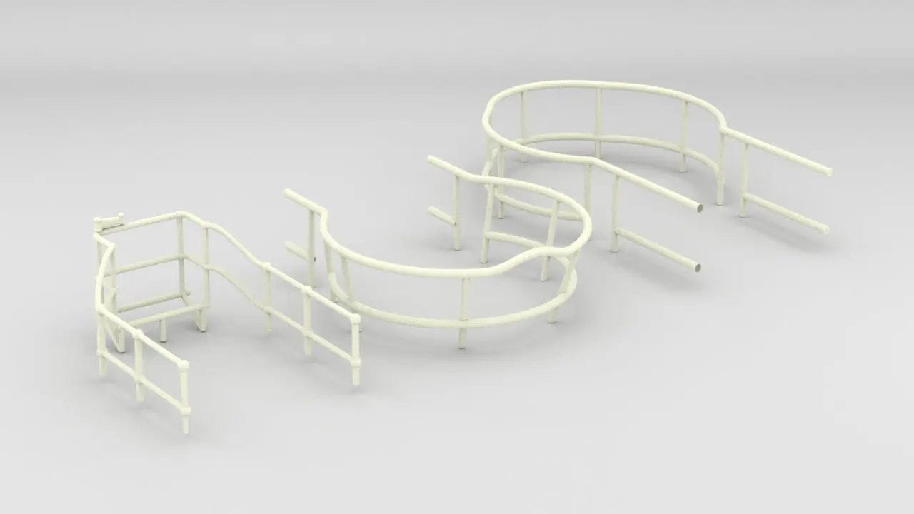 1/32 USS Gato Conning Tower Railing Set (3pcs) - distefan 3d print