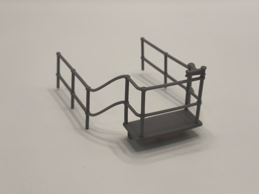 1/32 USS Gato Conning Tower Railing Set (3pcs) Protosoon