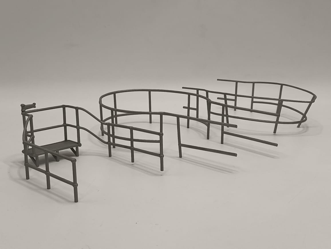 1/32 USS Gato Conning Tower Railing Set (3pcs) Protosoon