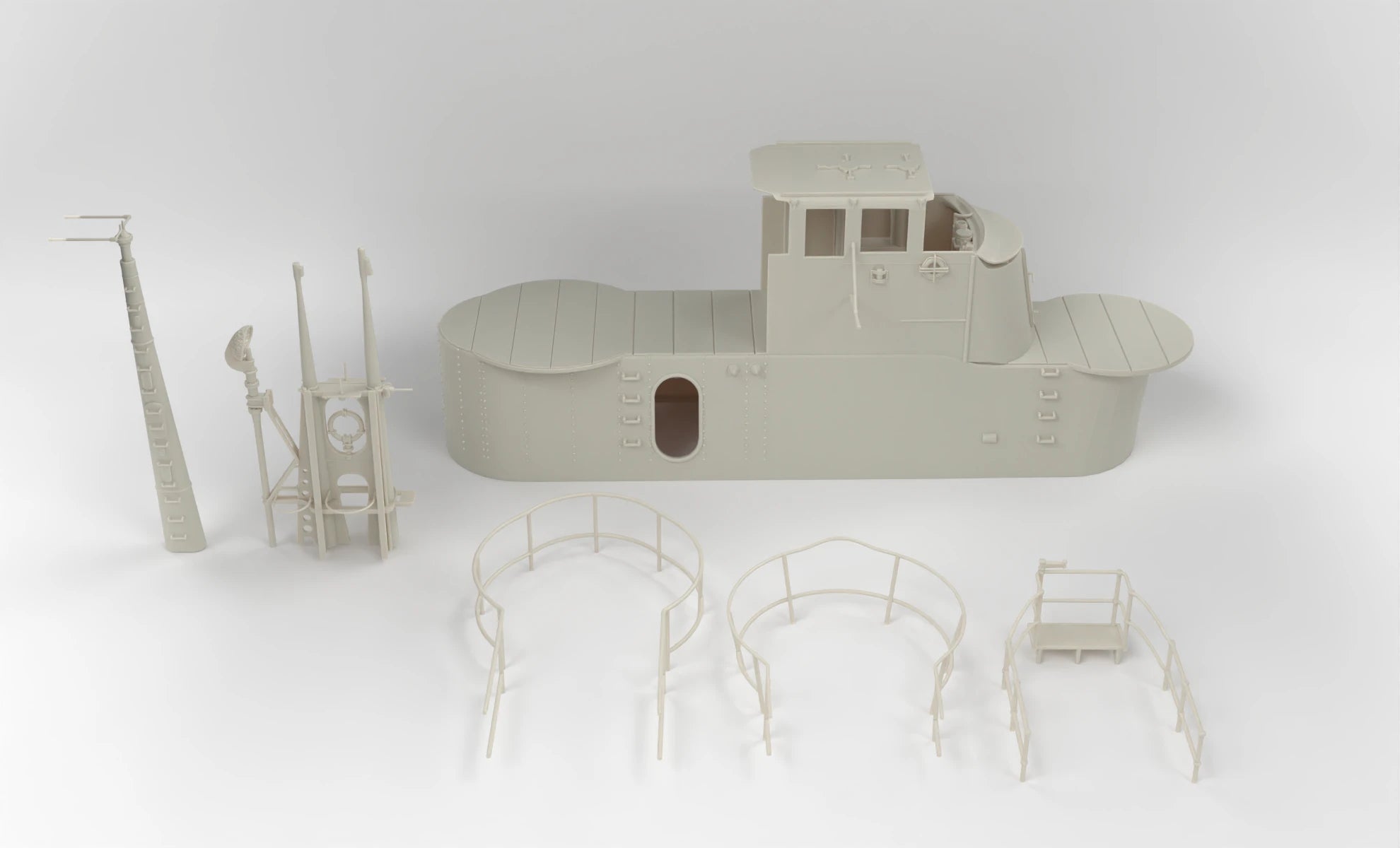 1/32 USS Gato Conning Tower Set Protosoon