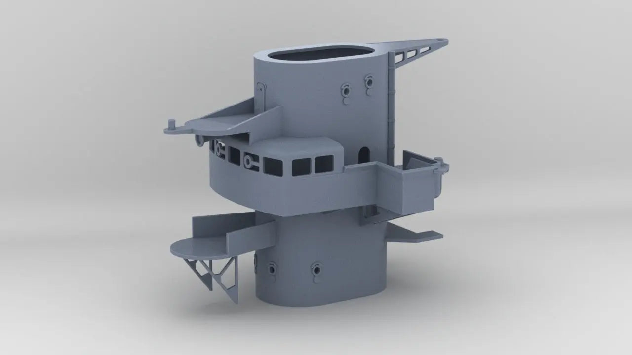 1/35 DKM Scharnhorst Forward Deck 6 - distefan 3d print