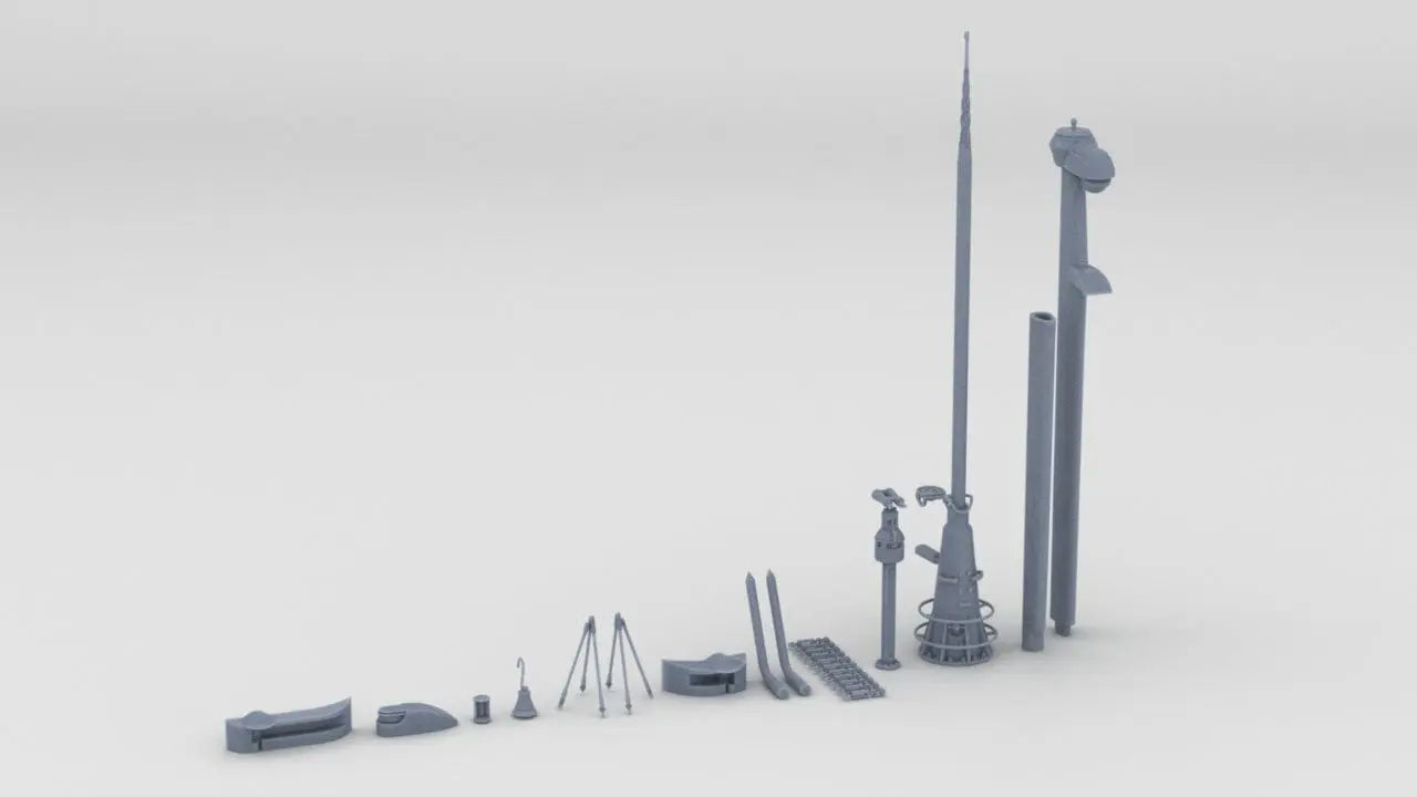 1/35 DKM U-Boot VIIC/41 Conning Tower Detail Set Protosoon