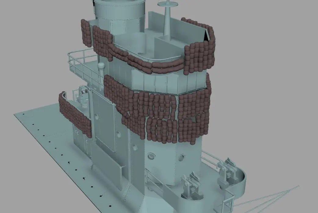 1/35 IJN Akagi Tower Futons Set - distefan 3d print