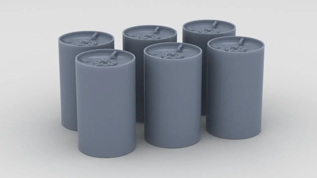 1/35 IJN Depth Charges Set (6pcs) 3dspro