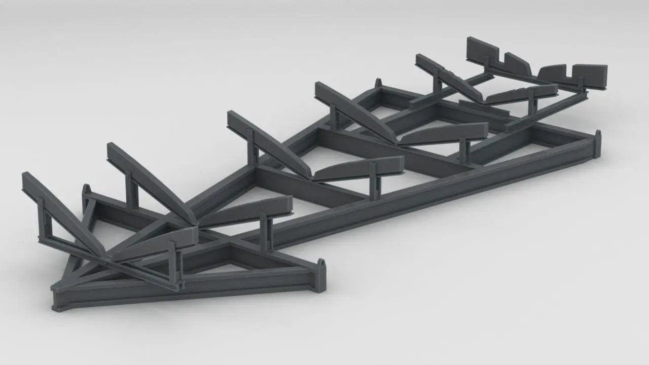 1/35 US Elco PT Boat Cradle - distefan 3d print