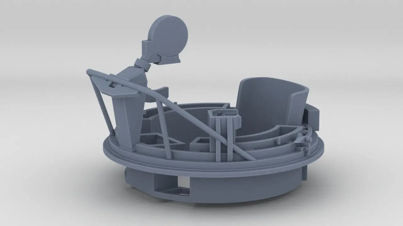 1/35 US PT Boat 109 Aft Turret Mount - distefan 3d print