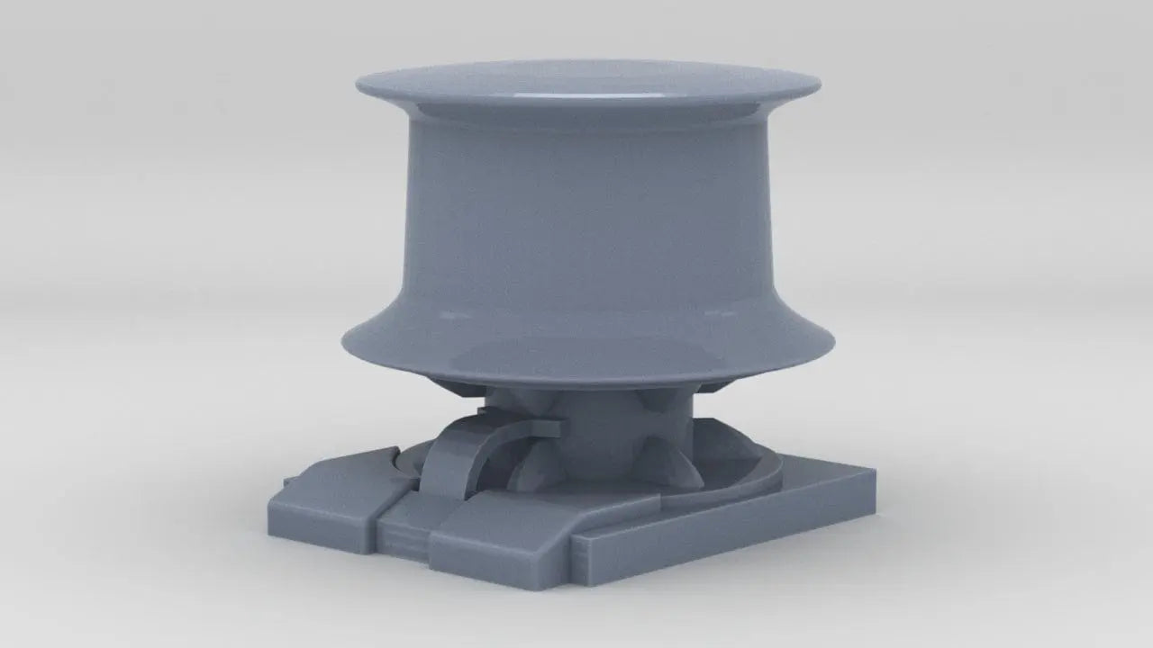 1/35 USN Destroyer Anchor Chain Winch Foredeck - distefan 3d print