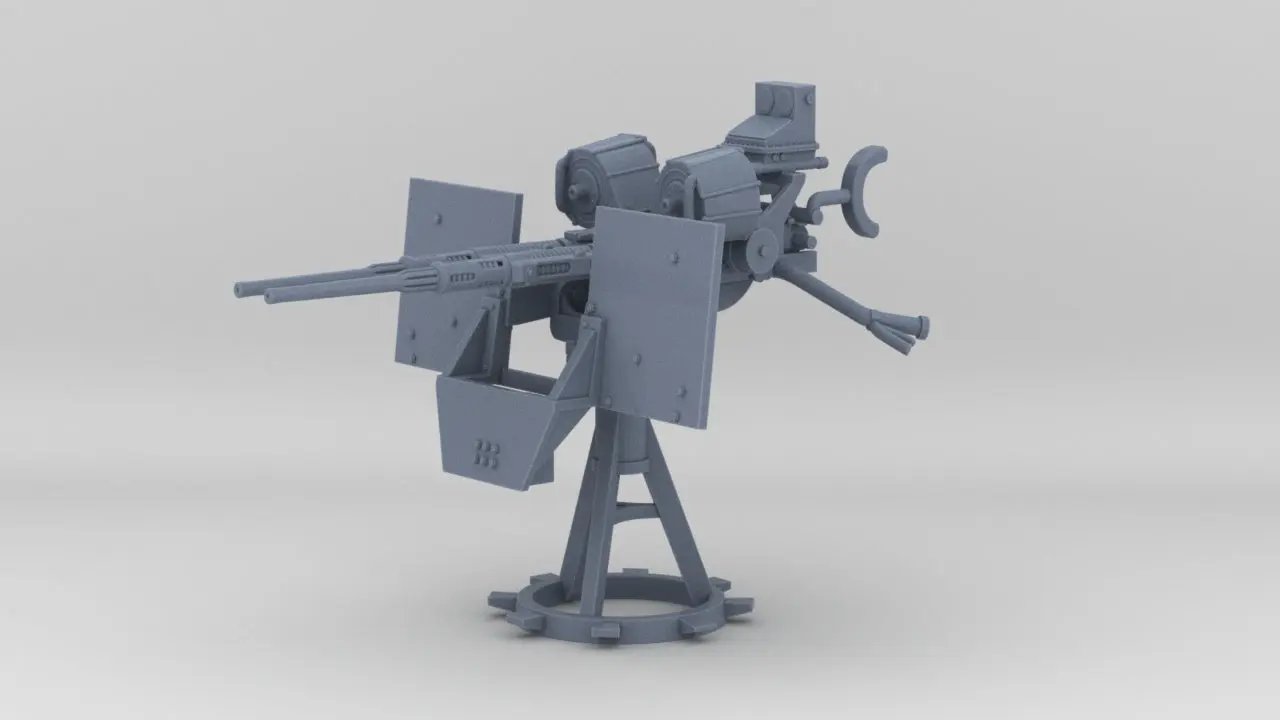 1/35 USN Twin 20mm Oerlikon Mk24 - distefan 3d print