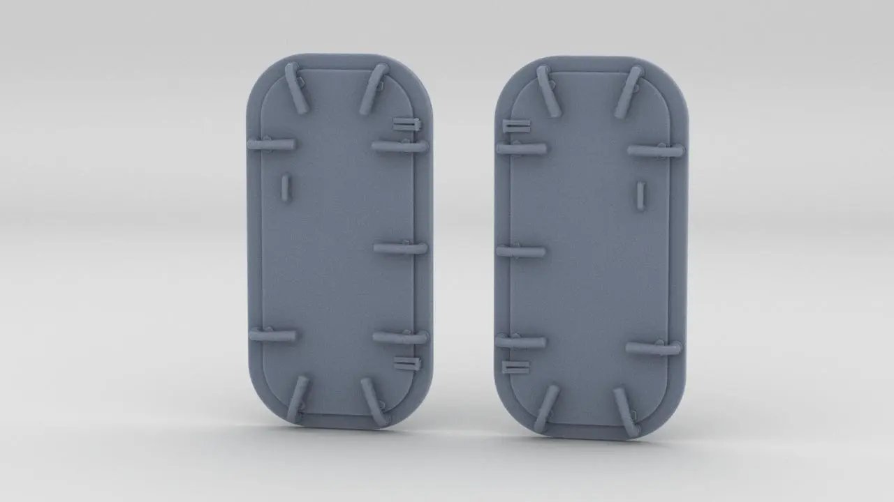 1/35 USN Watertight (5’-6”) Set (2pcs) - distefan 3d print