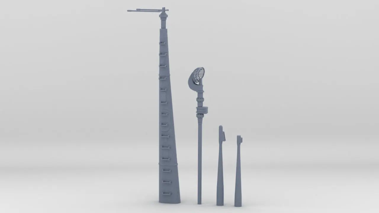 1/35 USS Gato Radar Antennas Set Protosoon