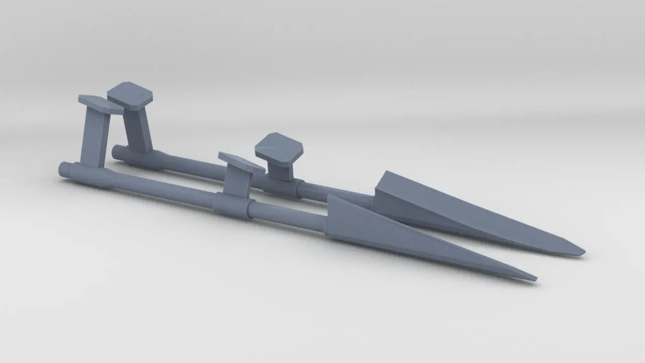 1/35 USS Sub Chaser Shaft Set (2pcs) - distefan 3d print