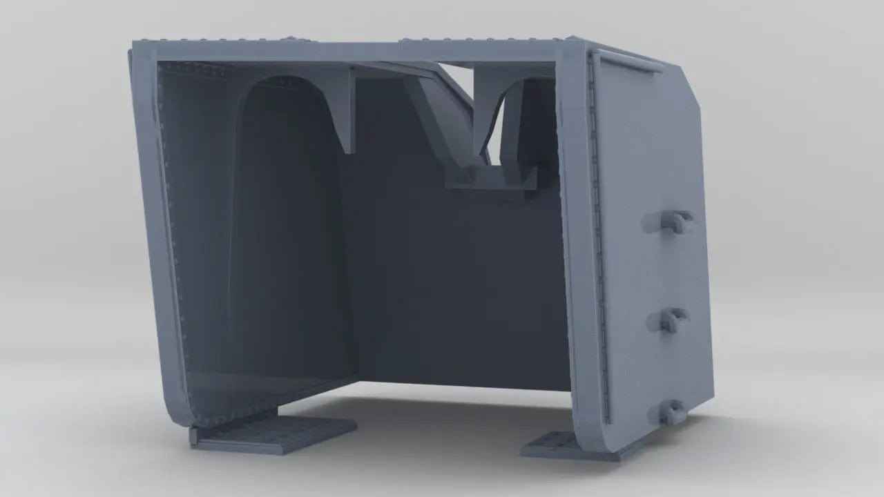 1/35 DKM 10.5cm/45 (4.1in) SK C/32 Shield - distefan 3d print