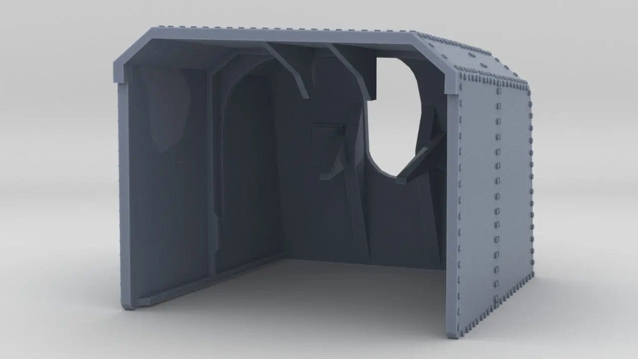 1/35 DKM 12.7cm (5in) SK/C34 Naval Gun Shield - distefan 3d print