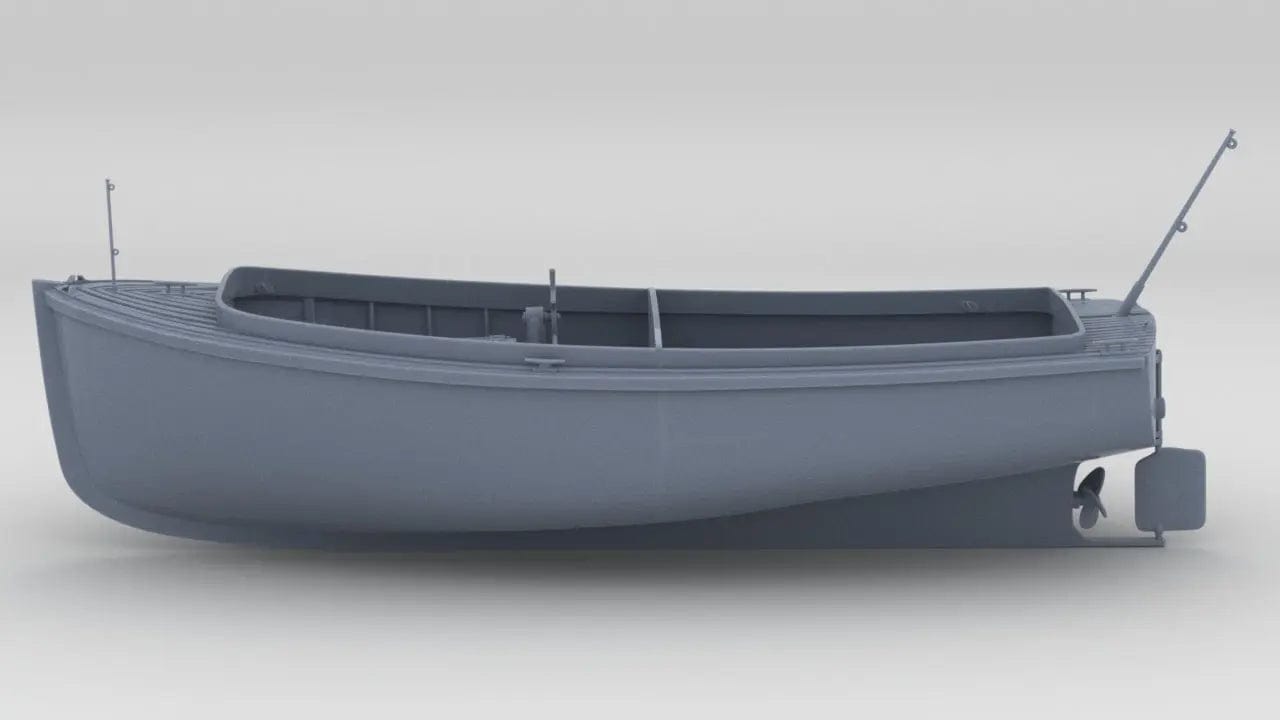 1/35 DKM 5.6m Motor Dinghy - distefan 3d print