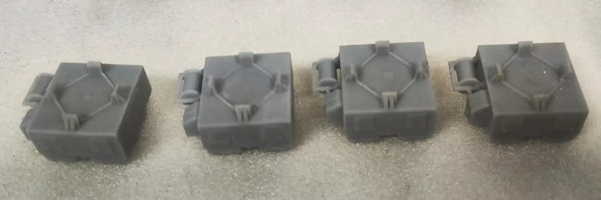 1/35 DKM Naval Mine Cart Set (4pcs) - distefan 3d print