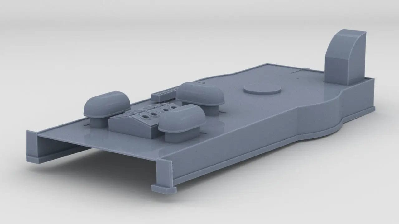 1/35 DKM Raumboote R-301 Amidships Deck 1 - distefan 3d print