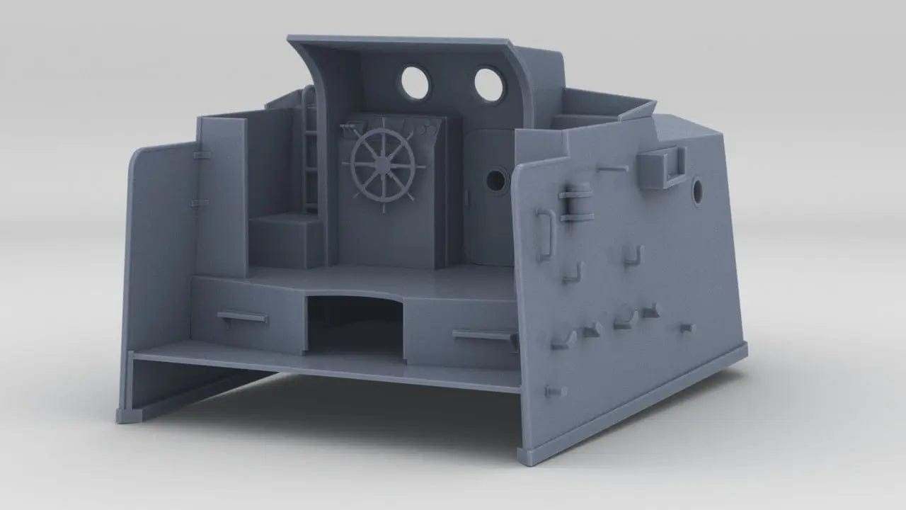 1/35 DKM Raumboote R-301 Bridge - distefan 3d print