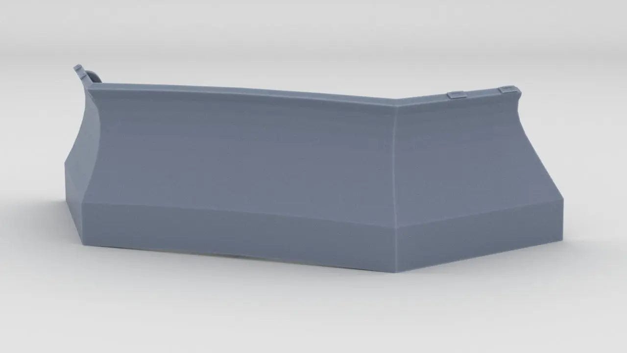 1/35 DKM Raumboote R-301 Forward Spray Deflector - distefan 3d print