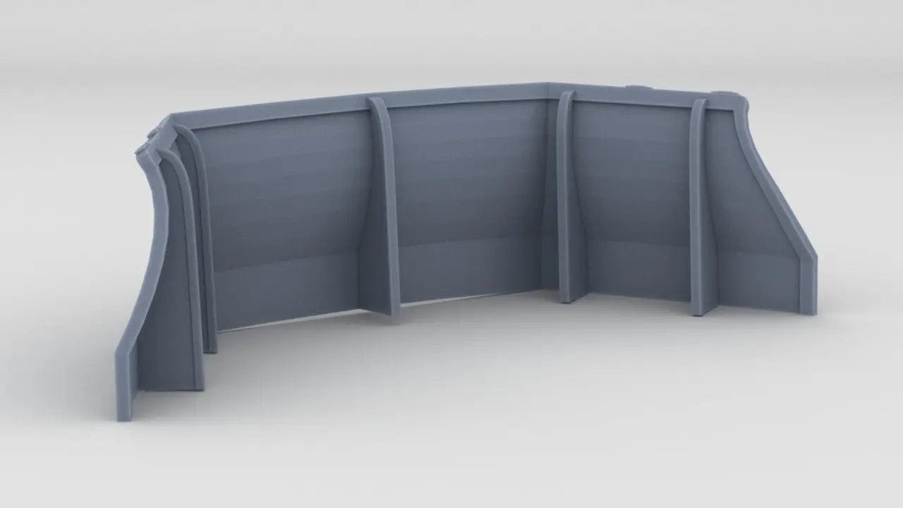 1/35 DKM Raumboote R-301 Forward Spray Deflector - distefan 3d print