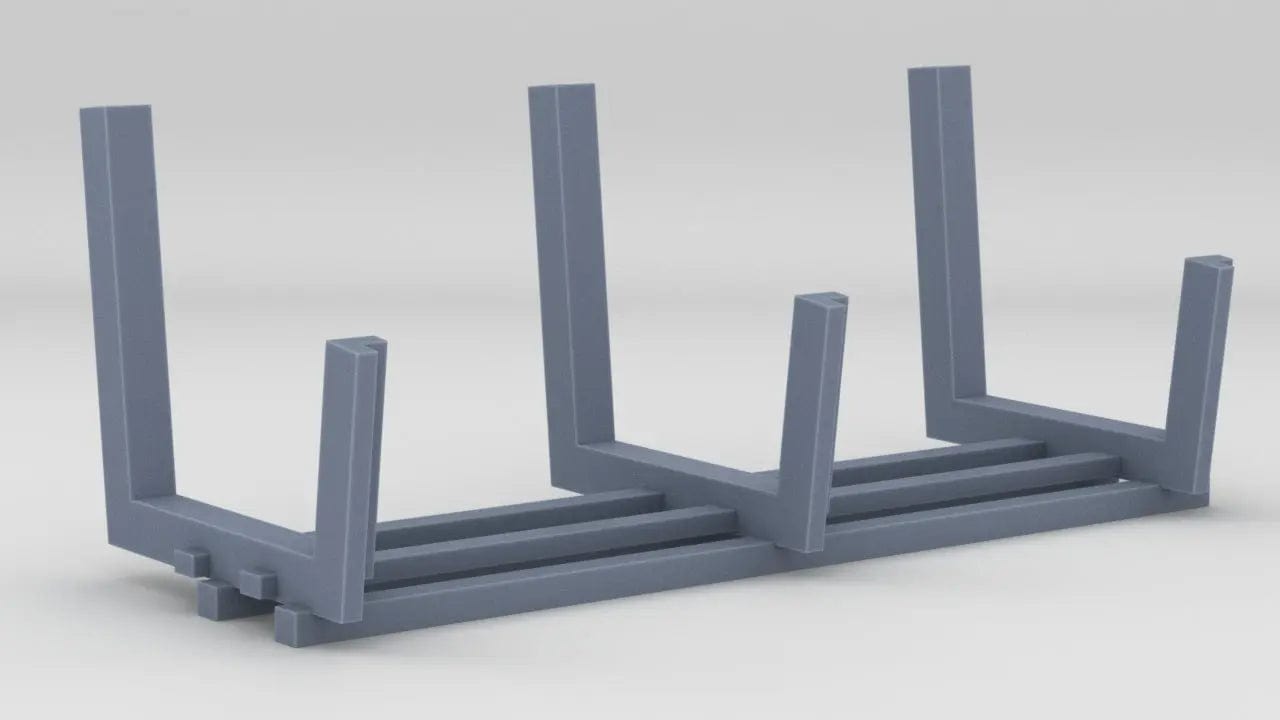 1/35 DKM Raumboote R-301 Life Raft Mount - distefan 3d print