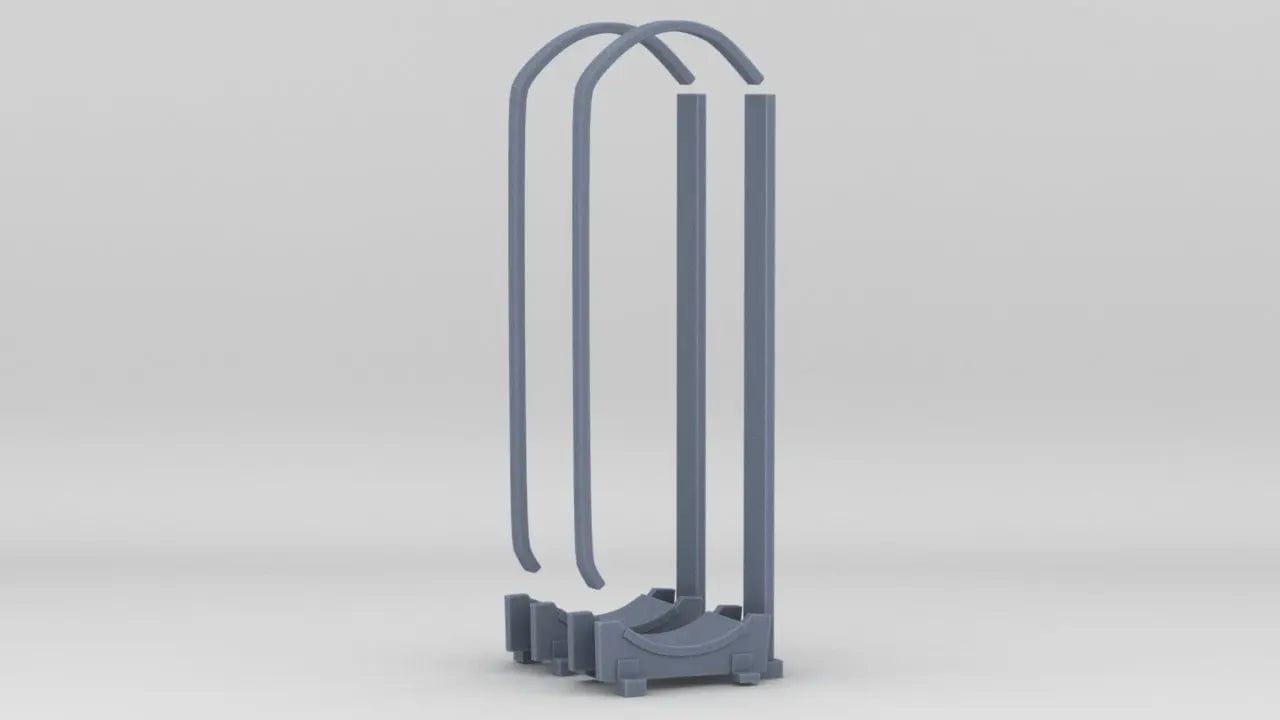 1/35 DKM Raumboote R-301 Lifeboat Mount Set (2pcs) - Distefan 3d Print