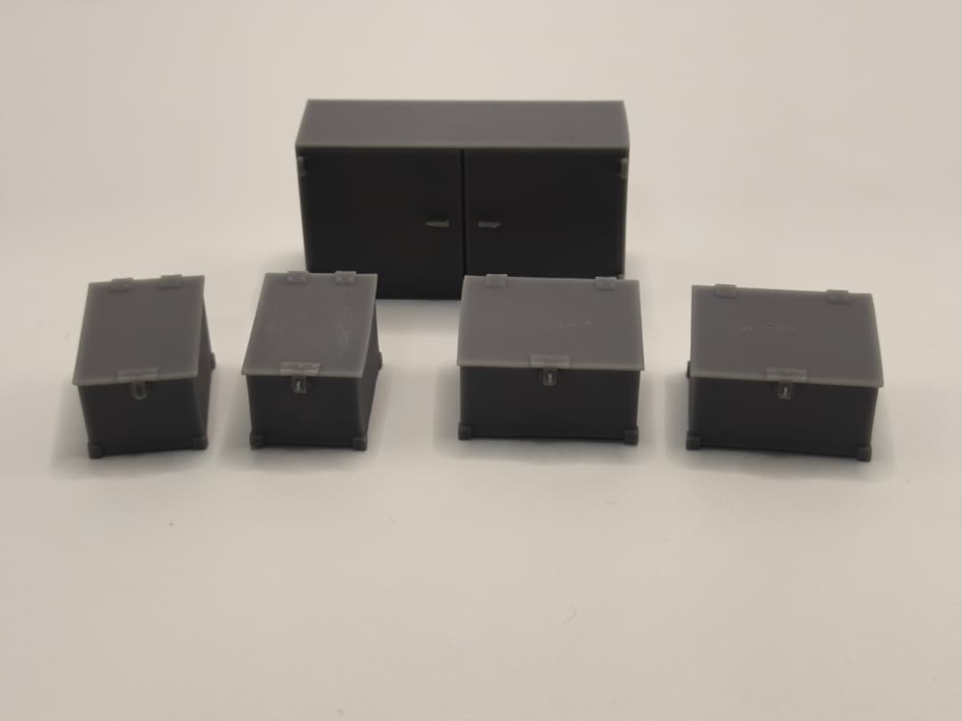 1/35 DKM Schnellboot Amidships Ammo Locker Set (5pcs) Protosoon