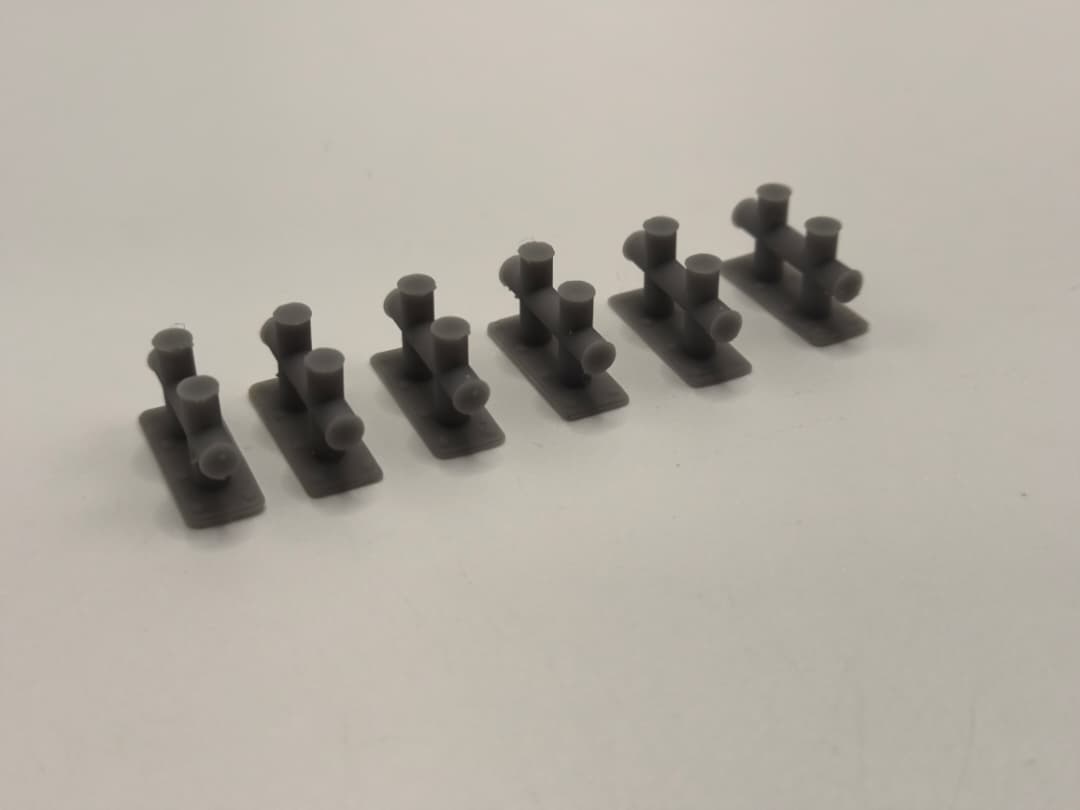 1/35 DKM Schnellboot Bollards Set (6pcs) Protosoon