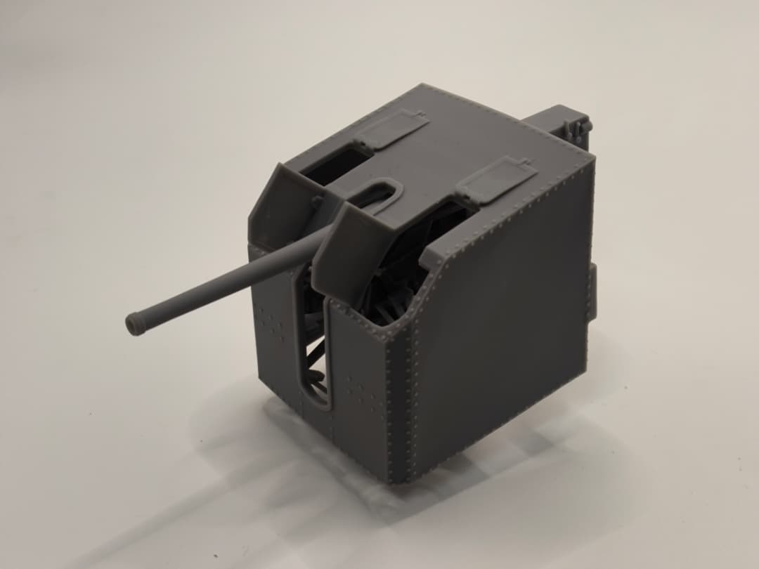 1/35 DKM Shield for 10.5 cm/45 (4.1in) SK C/32 (v2) Protosoon