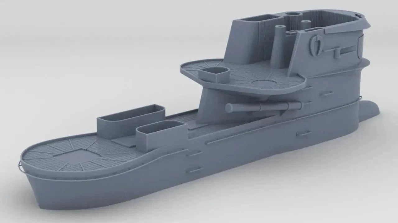 1/35 DKM U-Boot IXC U-505 Conning Tower - distefan 3d print