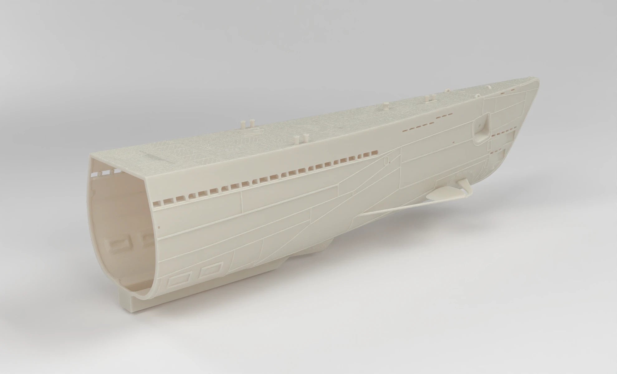 1/35 DKM U-Boot IXC U-505 Hull (Forward) 3dspro