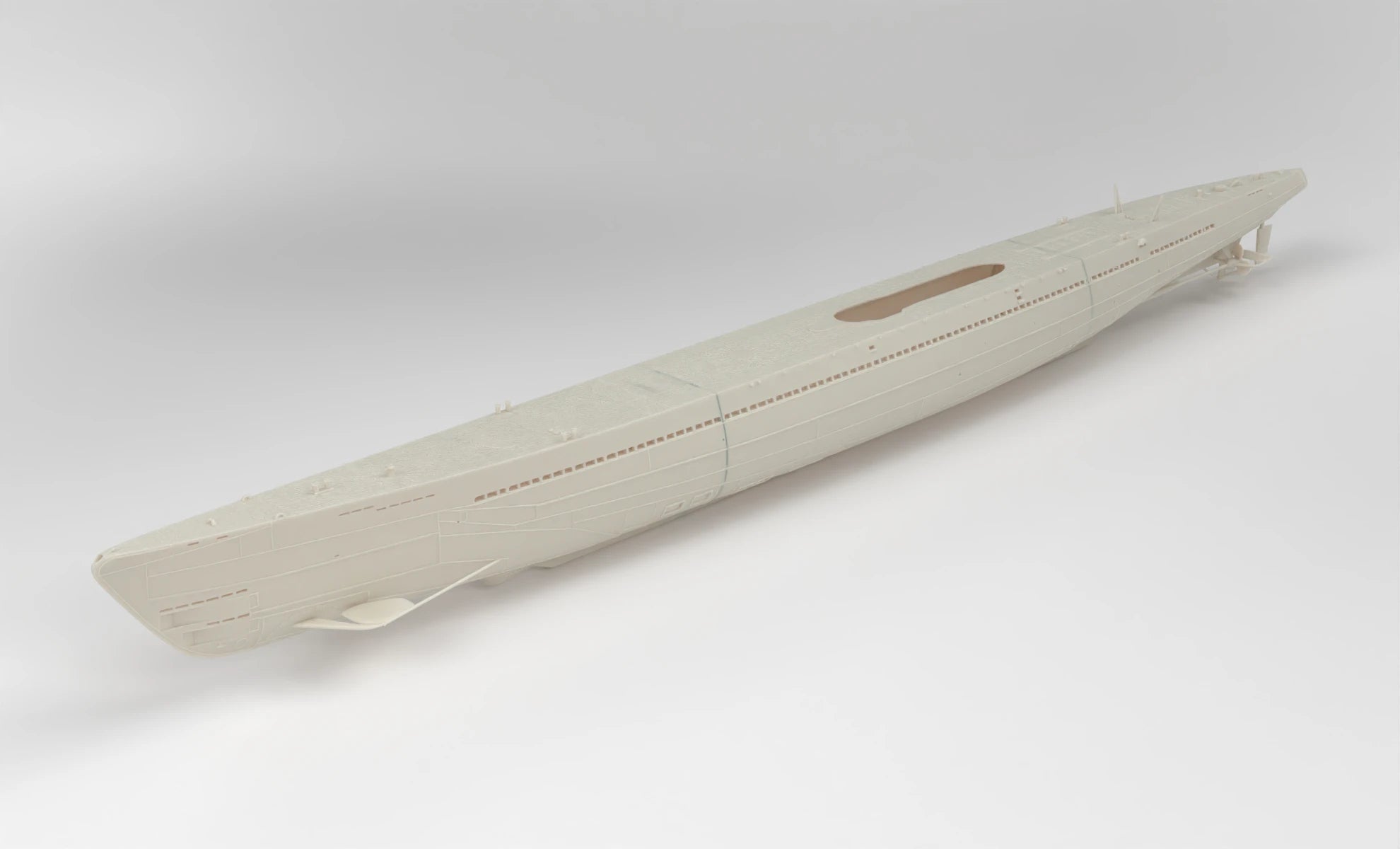 1/100 DKM U-Boot IXC U-505 Hull Set 3dspro