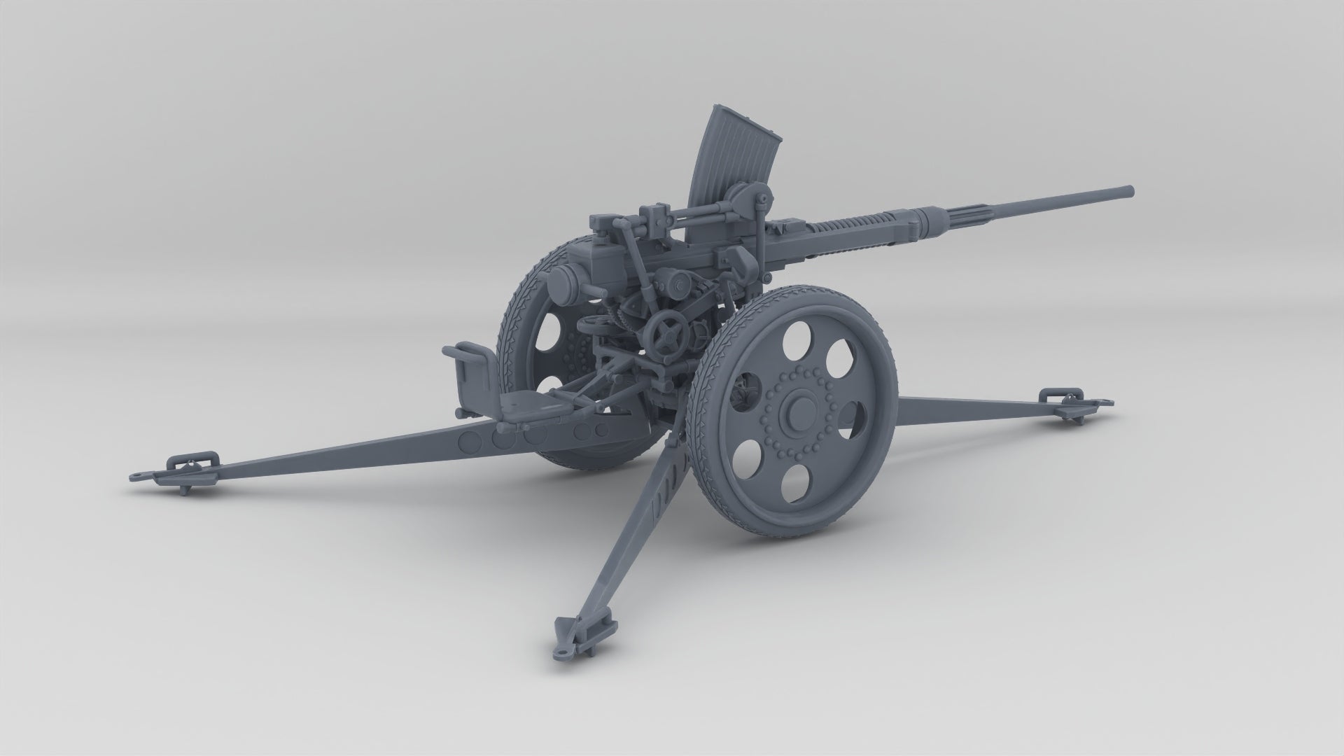 1/35 German 20mm Oerlikon Flak-28 Mount - Resin3Dinteractive