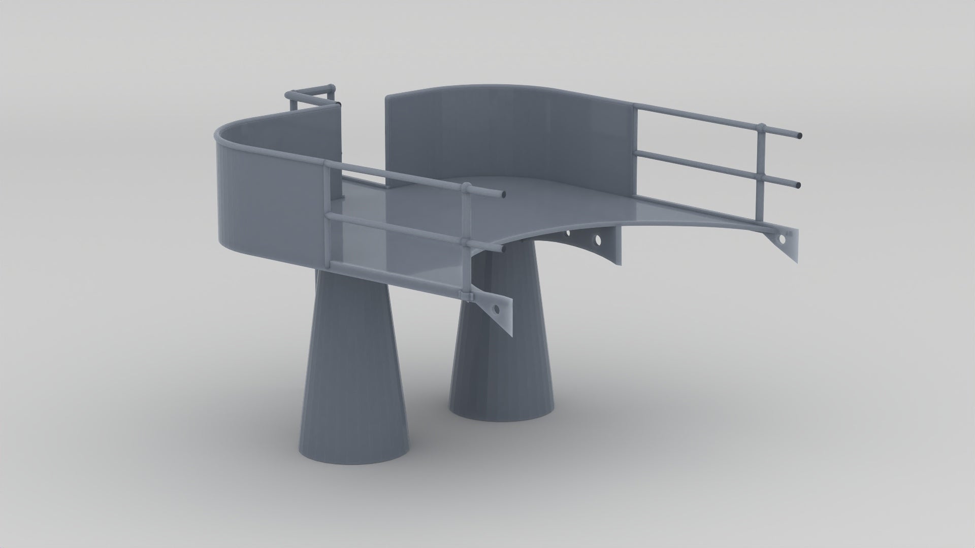 1/35 IJN Akagi Bridge Platform 3dspro