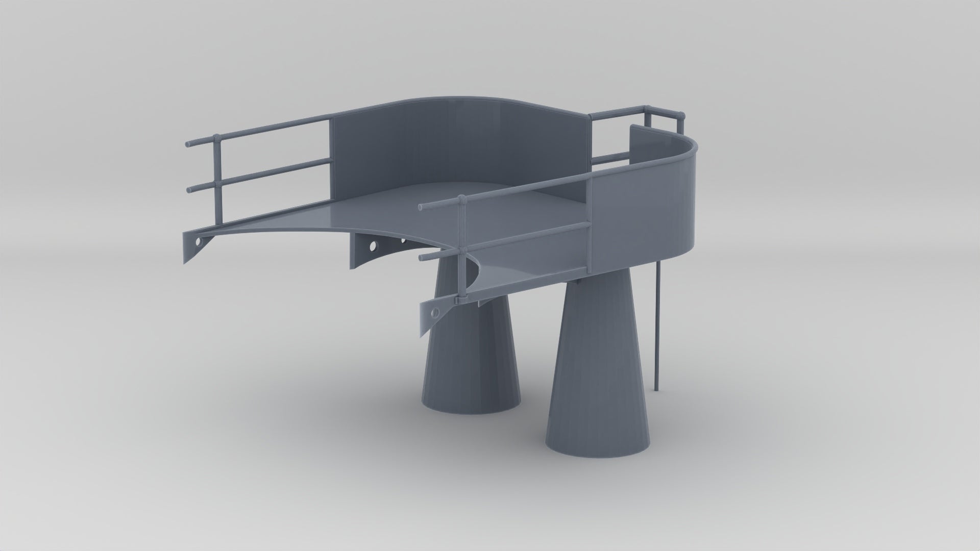 1/35 IJN Akagi Bridge Platform 3dspro