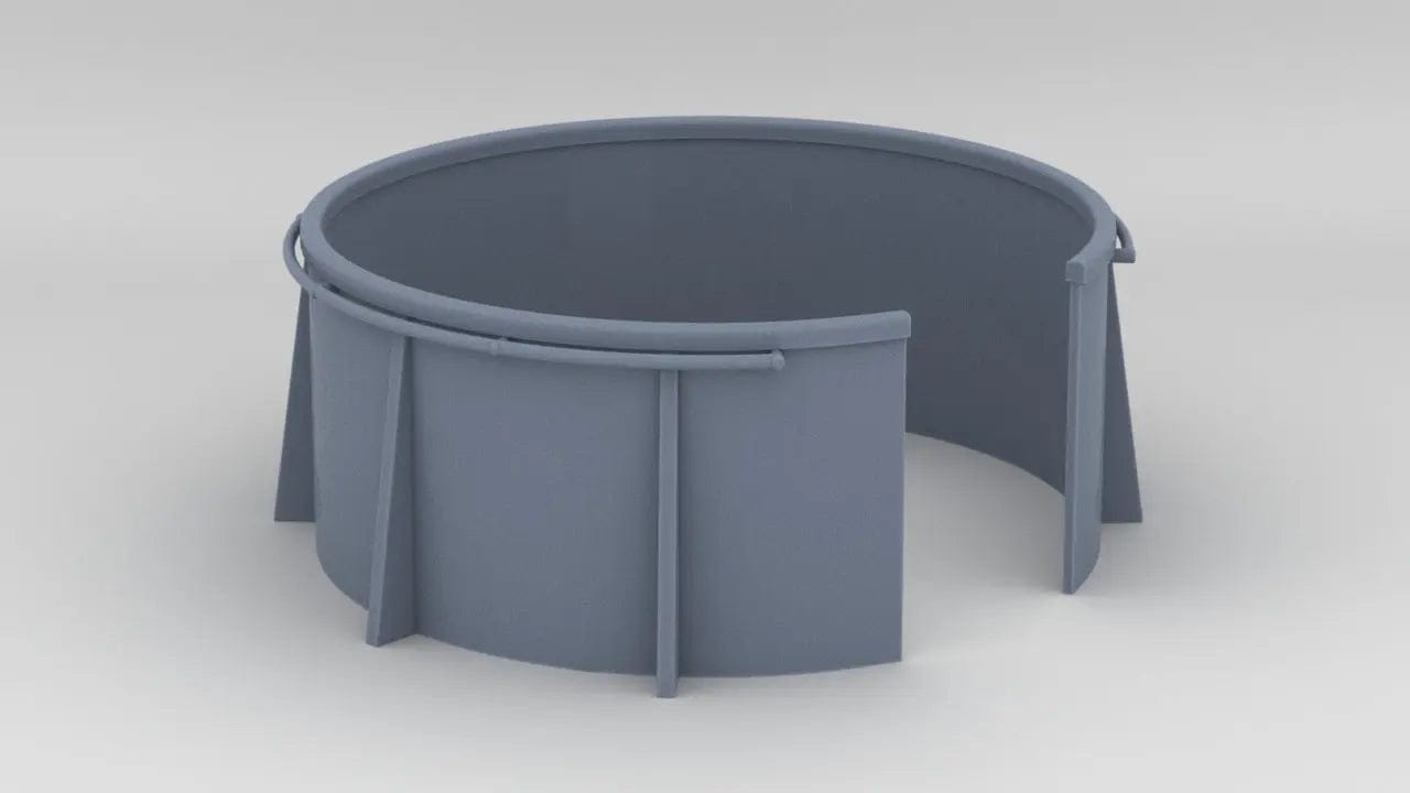 1/35 US Battleship - 20mm Main Deck Tub - distefan 3d print