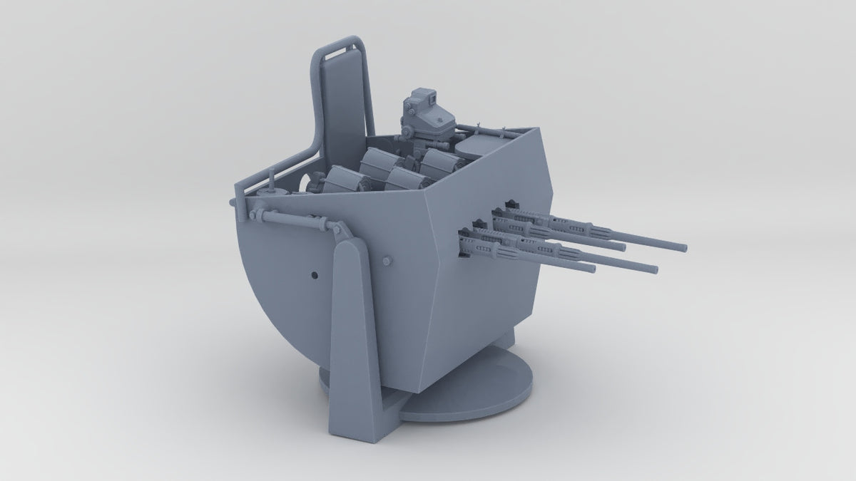 1/35 US PT-556 Elco "Thunderbolt" 20mm Quadruple Gun Mount - distefan 3d print