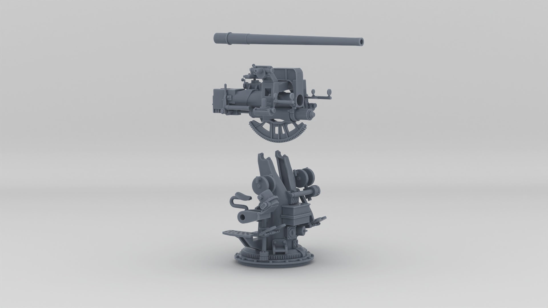 1/35 USN 3-inch 50 Cal. Deck Mount Mk22 Kit - distefan 3d print