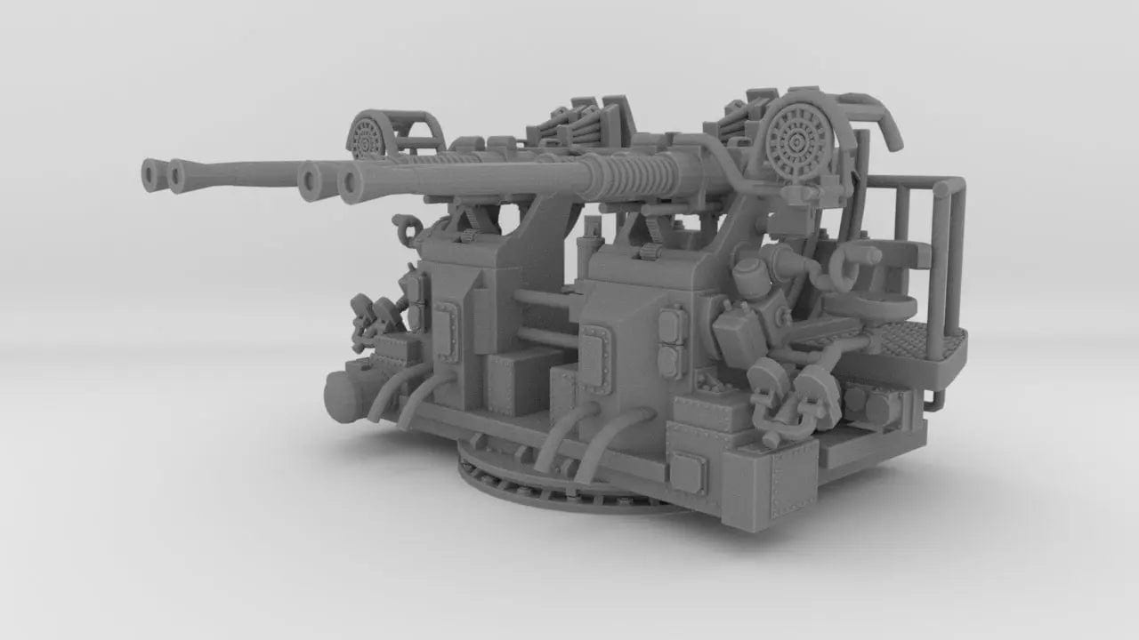 1/35 USN 40mm Bofors Quad Mount - distefan 3d print
