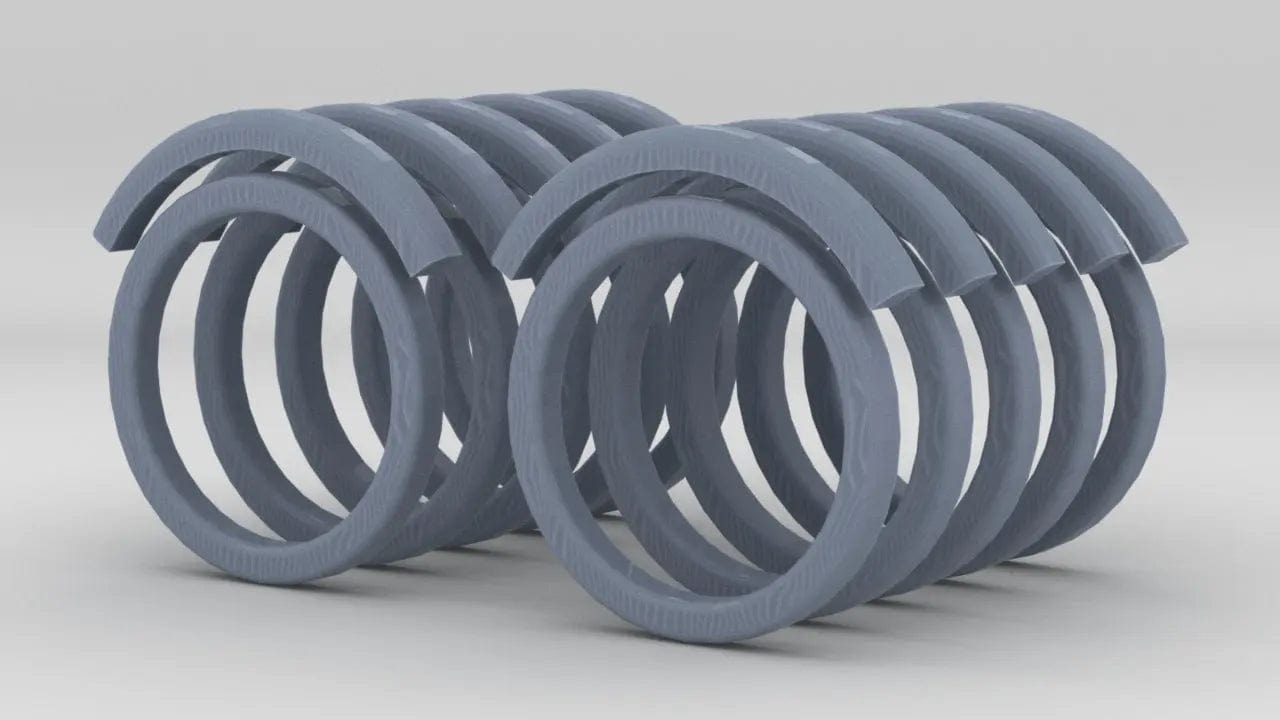 1/35 USN Battleship Porthole Frames Set (10pcs) - distefan 3d print