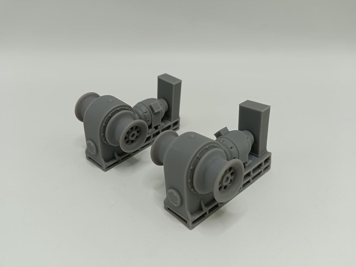 1/35 USN Boat Winches Set (2pcs) - distefan 3d print