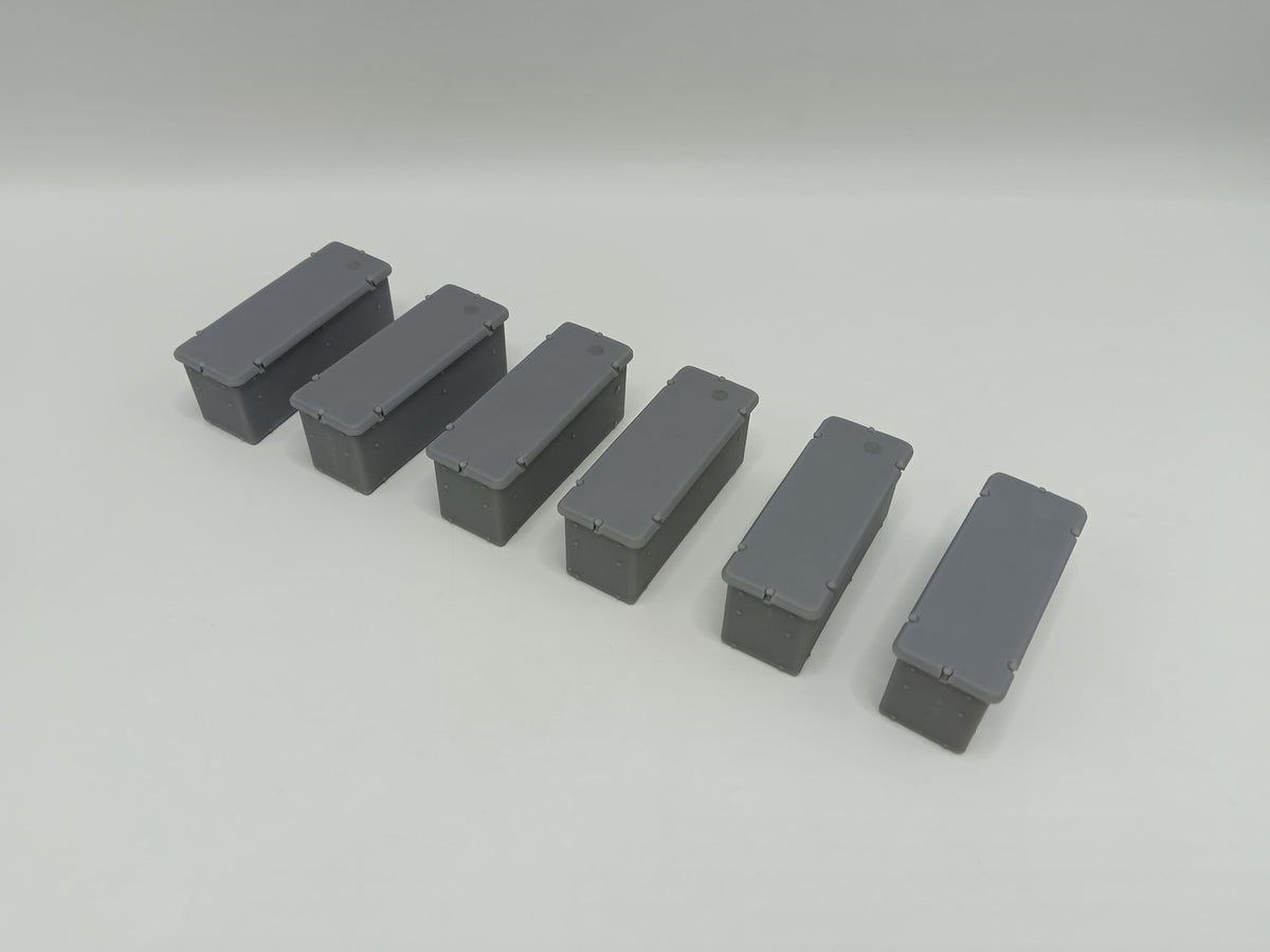 1/35 USN Oerlikon 20mm Storage Locker Set (6pcs) - distefan 3d print