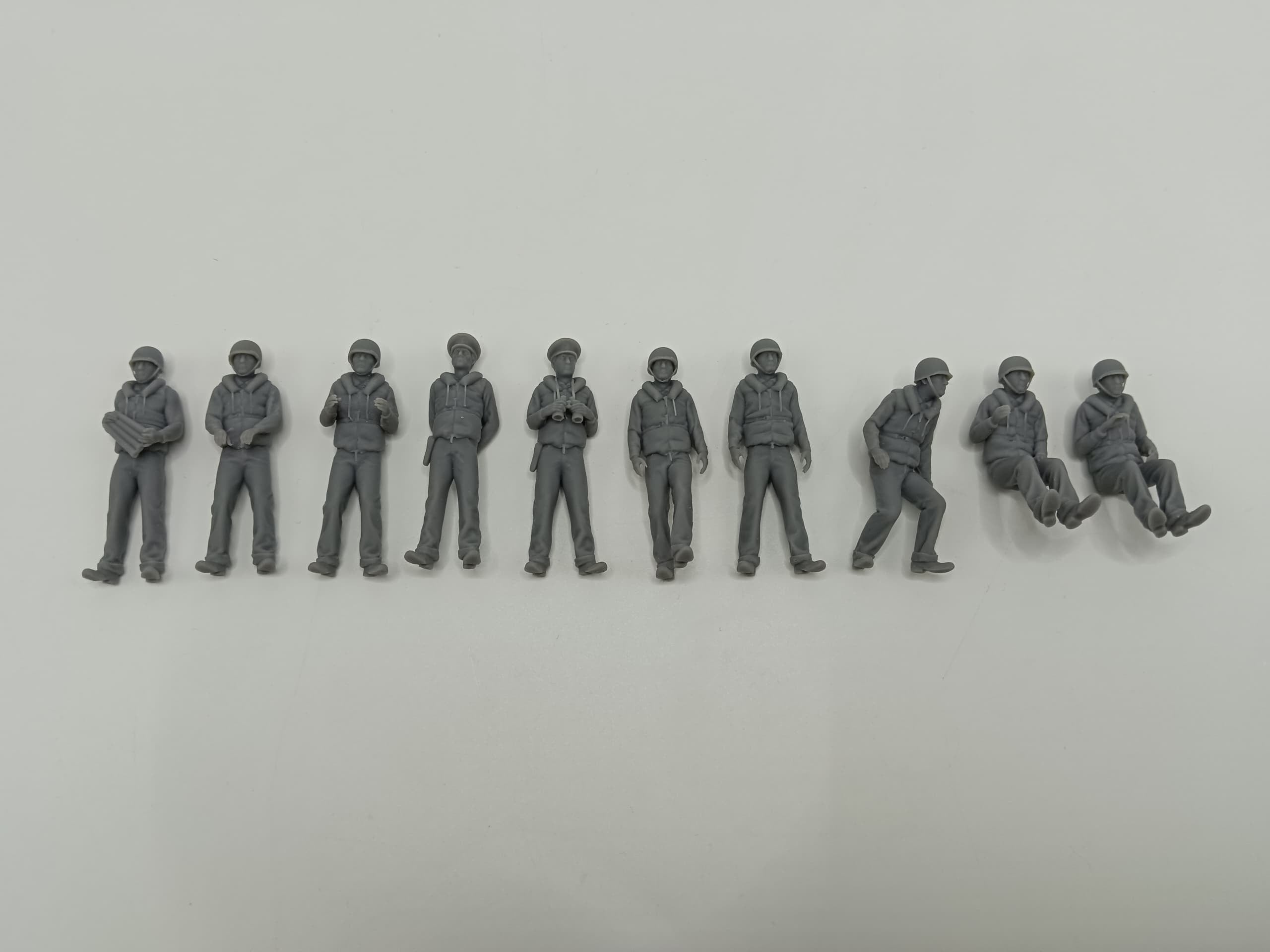 1/35 USN PT Boat 109 Crew Set (10pcs) - Protosoon